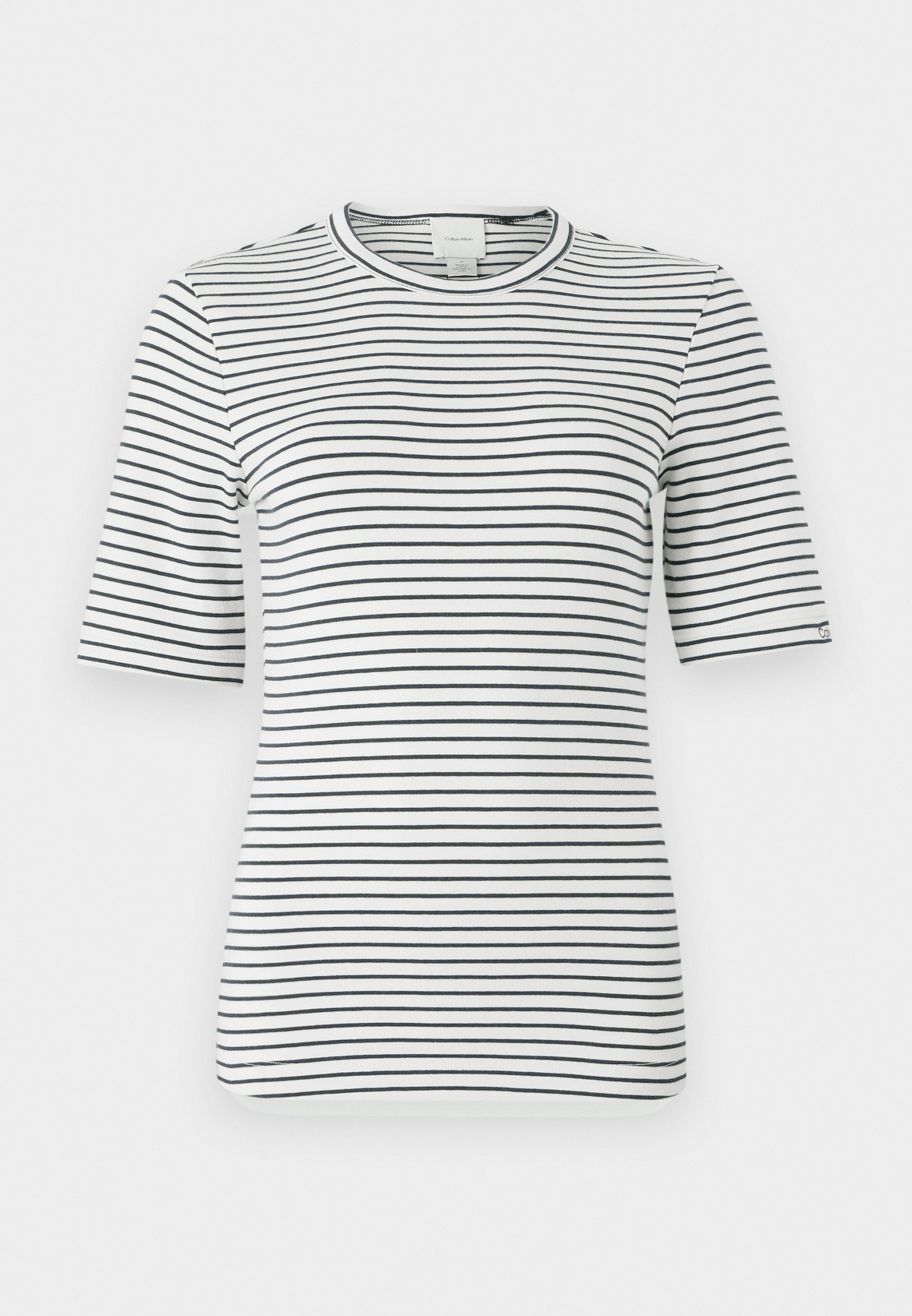 売れ筋商品|||カルバンクライン Tシャツ レディース トップス STRIPE TEE - Print T-shirt - baritone blue カルバンクライン レディース Tシャツ トップス Women's Flocked