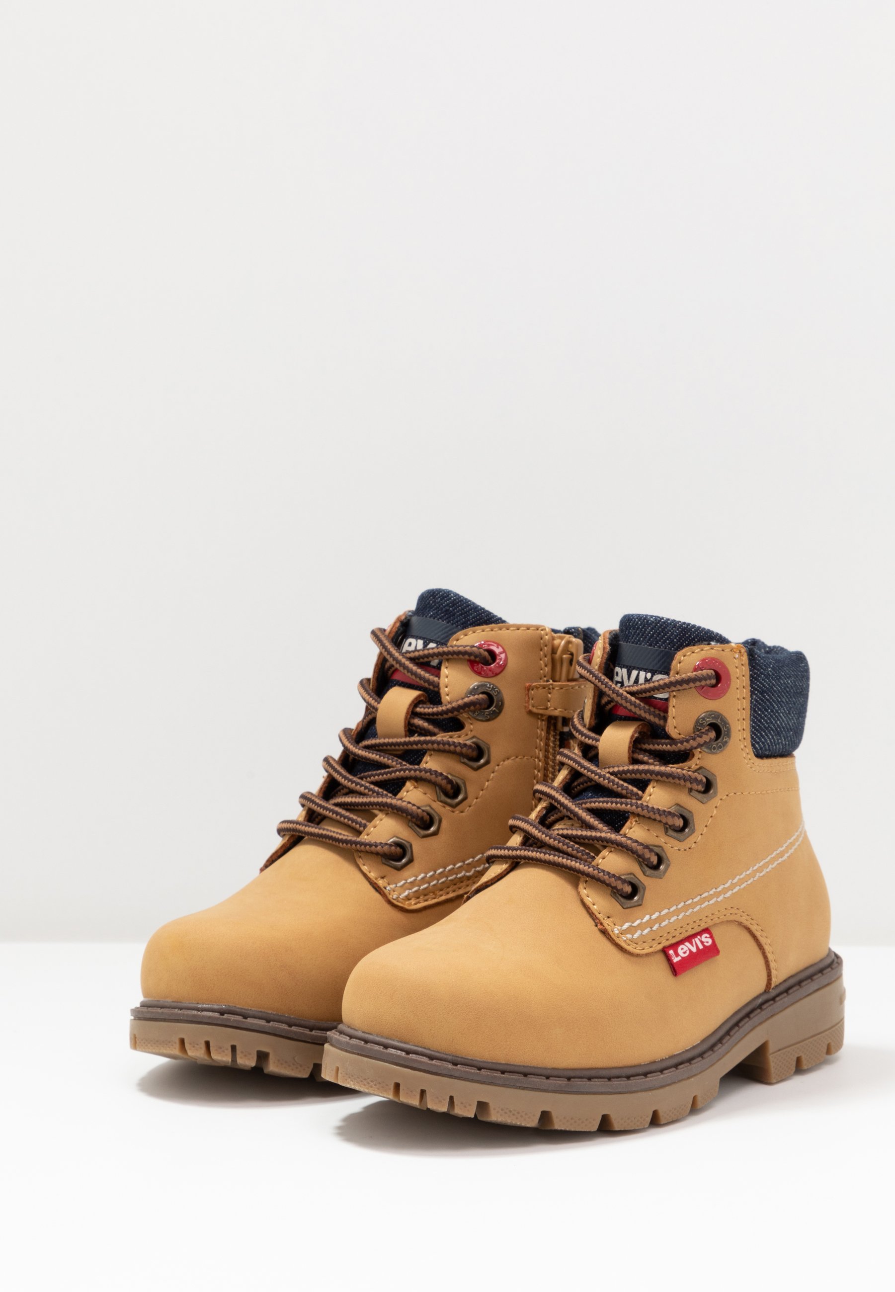 Levi's® NEW FORREST MID - Botines con cordones - camel/navy/beige -  Zalando.es