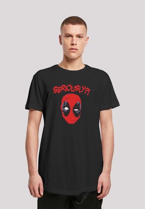 MARVEL DEADPOOL SERIOUSLY - Print T-shirt - black