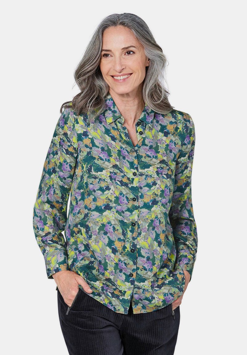 GOLDNER Overhemdblouse - multicolor