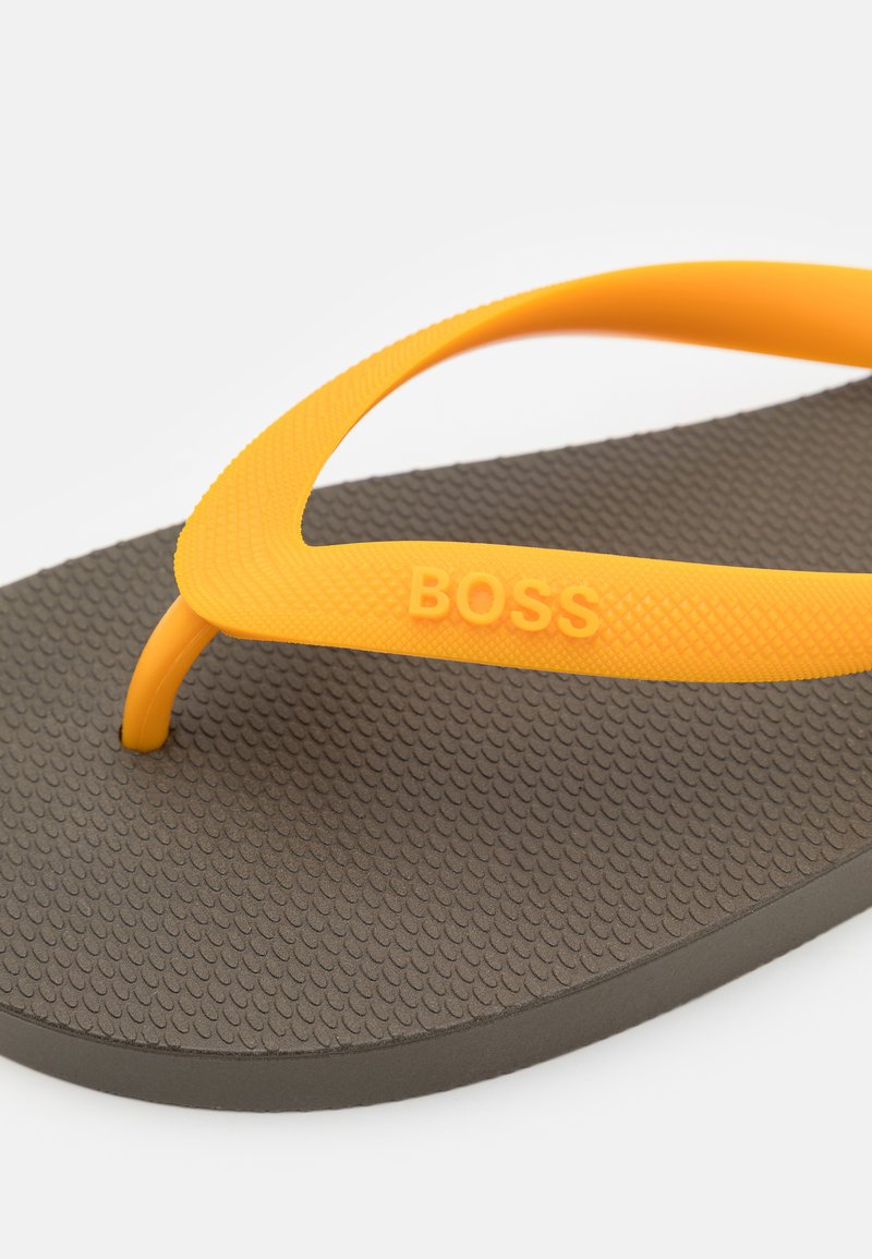 Herren Sandalen | BOSS PACIFIC THNG DIGITAL Zehentrenner dark green/gelb - BW19988 Herren Sandalen | BOSS PACIFIC THNG DIGITAL Zehentrenner dark green/gelb - BW19988