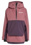 XPERIOR TWO-LAYER LINED RAIN.RDY - Waterproof jacket - burgundy   aurora black
