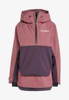 XPERIOR TWO-LAYER LINED RAIN.RDY - Casaco impermeável - burgundy aurora black