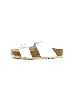 Merisell HEBILLAS TREND MOD MALU - Sandalias planas - blanco
