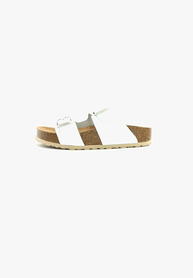 Merisell HEBILLAS TREND MOD MALU - Sandalias planas - blanco