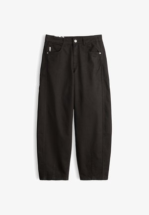 OPUS, MID RISE BARREL FIT - Wide leg - affogato