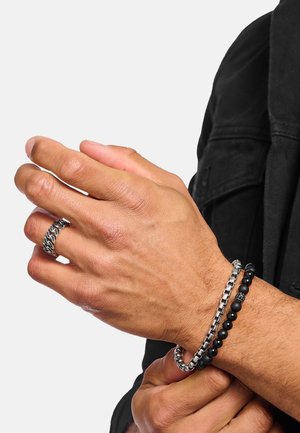 THOMAS SABO, UNISEX - Anello - silberfarben schwarz