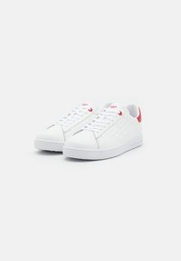 EA7 Emporio Armani UNISEX - Sapatilhas - white/racing red
