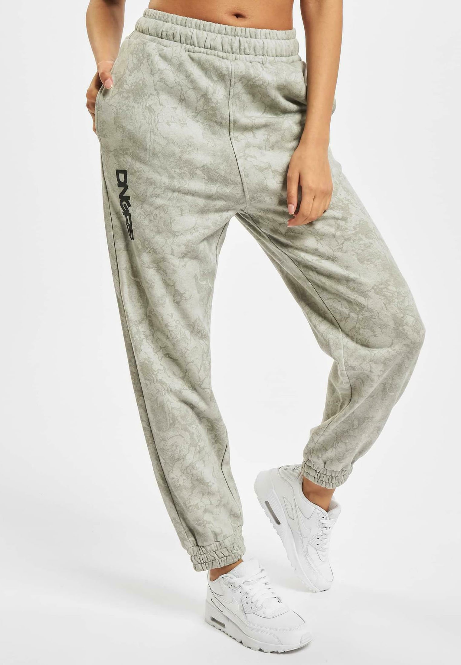 Dangerous DNGRS MARBLE BASIC Tracksuit bottoms white - Main Image