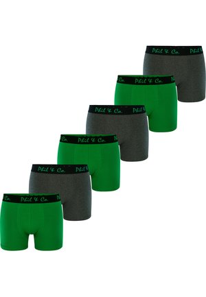 6-PACK  - Boxers - grün anthrazit