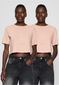 Urban Classics SHORT 2-PACK - T-shirts basic - lightrose