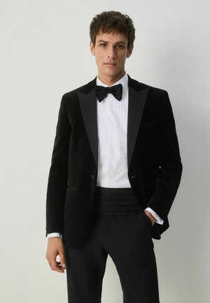 SLIM FIT  WITH STRETCH - Americana - black