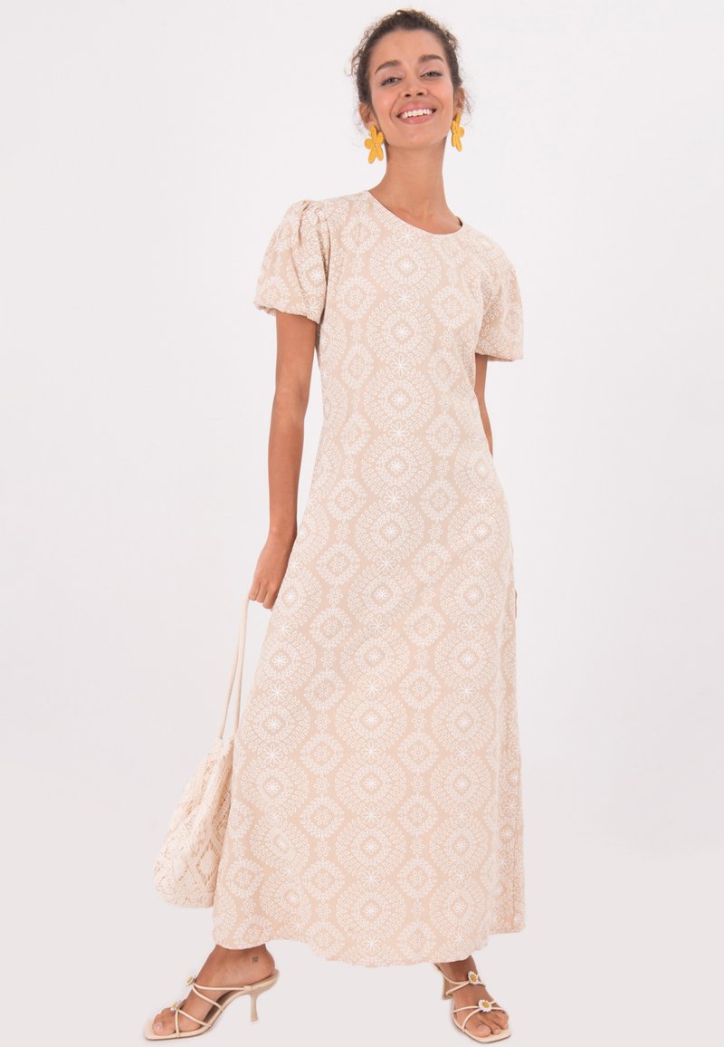 Damen Freizeitkleider | BSL HIEP Maxikleid beige - CU65992 Damen Freizeitkleider | BSL HIEP Maxikleid beige - CU65992