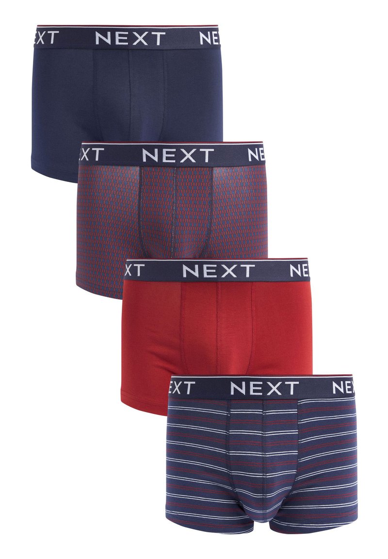 Next PATTERN FOUR PACK - Bokserit - red white navy blue pattern