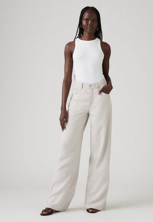 XL STRAIGHT - Vaqueros boyfriend - crystal gray linen