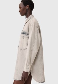 AllSaints SPARKLE  - Jeanskleid - snow grey