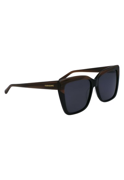 FERRAGAMO SALVATORE - Occhiali da sole - striped brown black