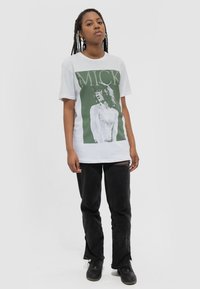 Paradiso Clothing THE ROLLING STONES RETRO MICK JAGGER LIVE - Print T-shirt - white