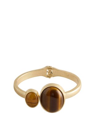 Next, OPEN STONE CUFF BRACELET . - Bracelet - gold tone