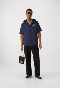 GAP FASHION LOGO HOOD - Majica s kapuljačom i patentnim zatvaračem - tapestry navy