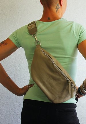 DrachenLeder Sac bandoulière - taupe, beige