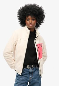 Superdry & Co Giacca in pile - off white