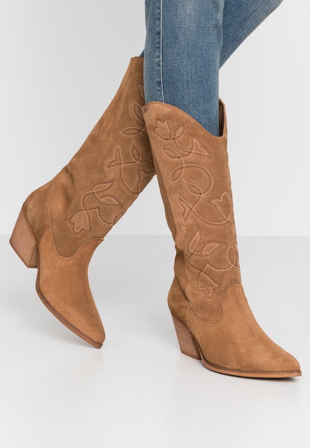CENTA - Cowboy/Biker boots - tan