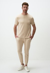 Jimmy Key CREW NECK SHORT SLEEVE - T-shirt basic - beige