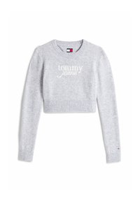 Tommy Jeans CROPPED  - Jumper - grey htr