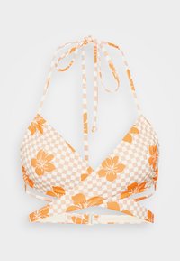 MINI HULA STRAPPY WRAP - Bikini-Top - warm taupe