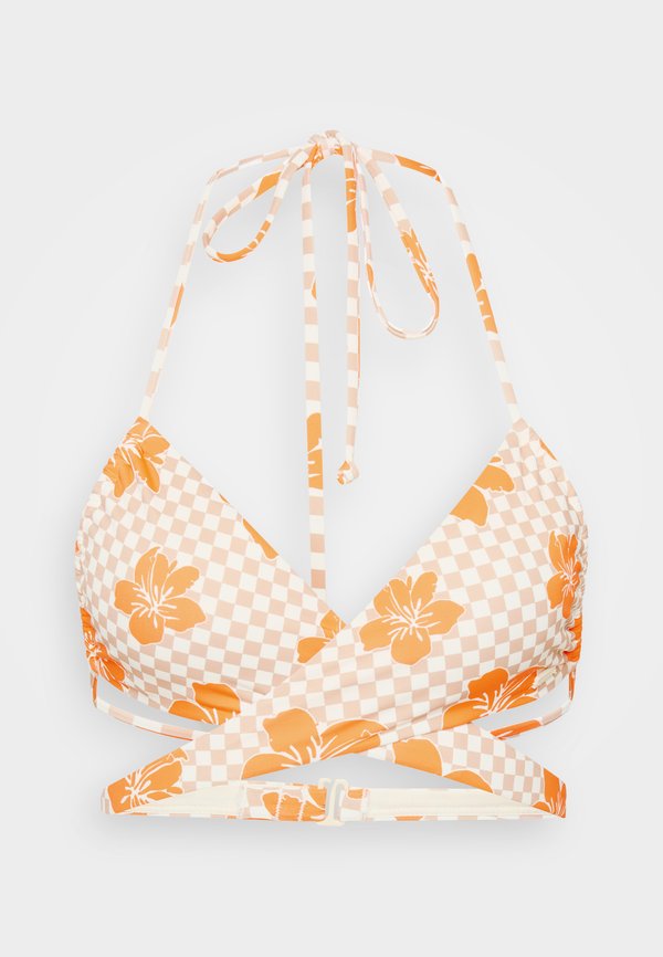 MINI HULA STRAPPY WRAP - Bikini top - warm taupe4