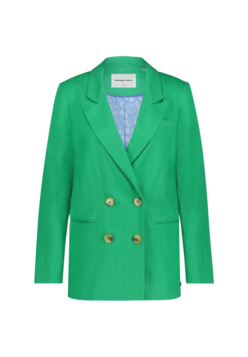 Fabienne Chapot Halflange jas groen Fabienne Chapot Halflange jas groen