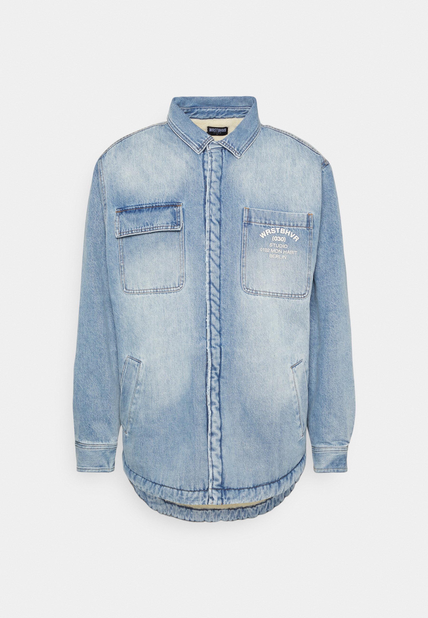 WRSTBHVR ZAC JACKET UNISEX - Denim jacket - blue - Zalando.co.uk