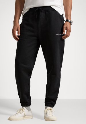 RELAXED FIT LOGO FLEECE TRACKSUIT BOTTOM - Treningo apatinė dalis - black