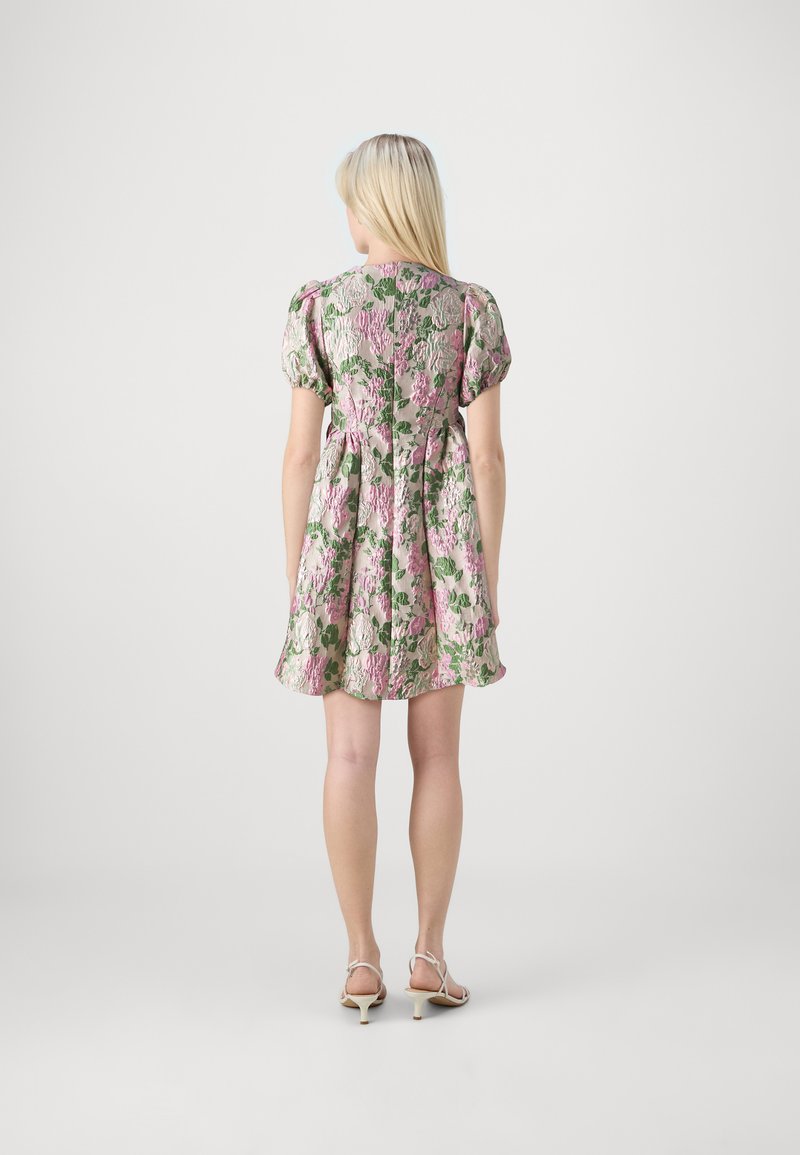 open lace back dress 1920s Cocktail Party Dress in Teal  WardrobeShop