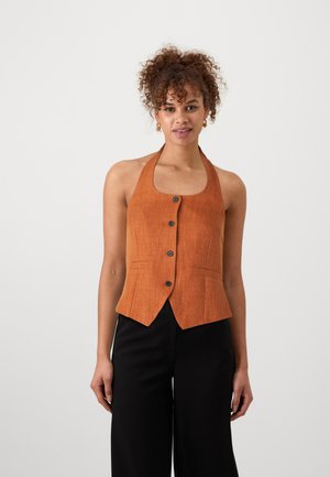VMADELINE WAISTCOAT - Waistcoat - burnt orange
