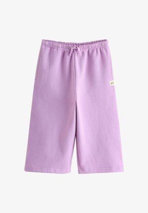 Svijetlofuksija sportske kratke hlače od mekanog tkanja, s elastičnim pojasom, vezicama i bočnim džepovima. Jednostavan dizajn ravnog kroja.