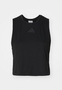 POWER 3-STRIPES BOXY - Top - black