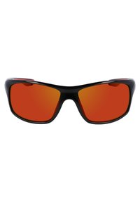 Columbia BURR - Occhiali da sole - shiny black/red orange revo