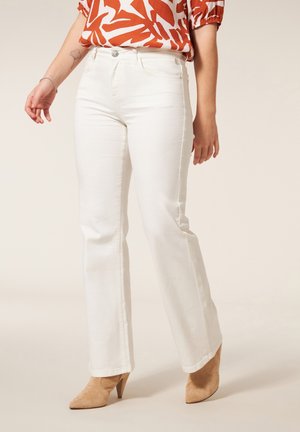 JOLIE - Straight leg jeans - ecru