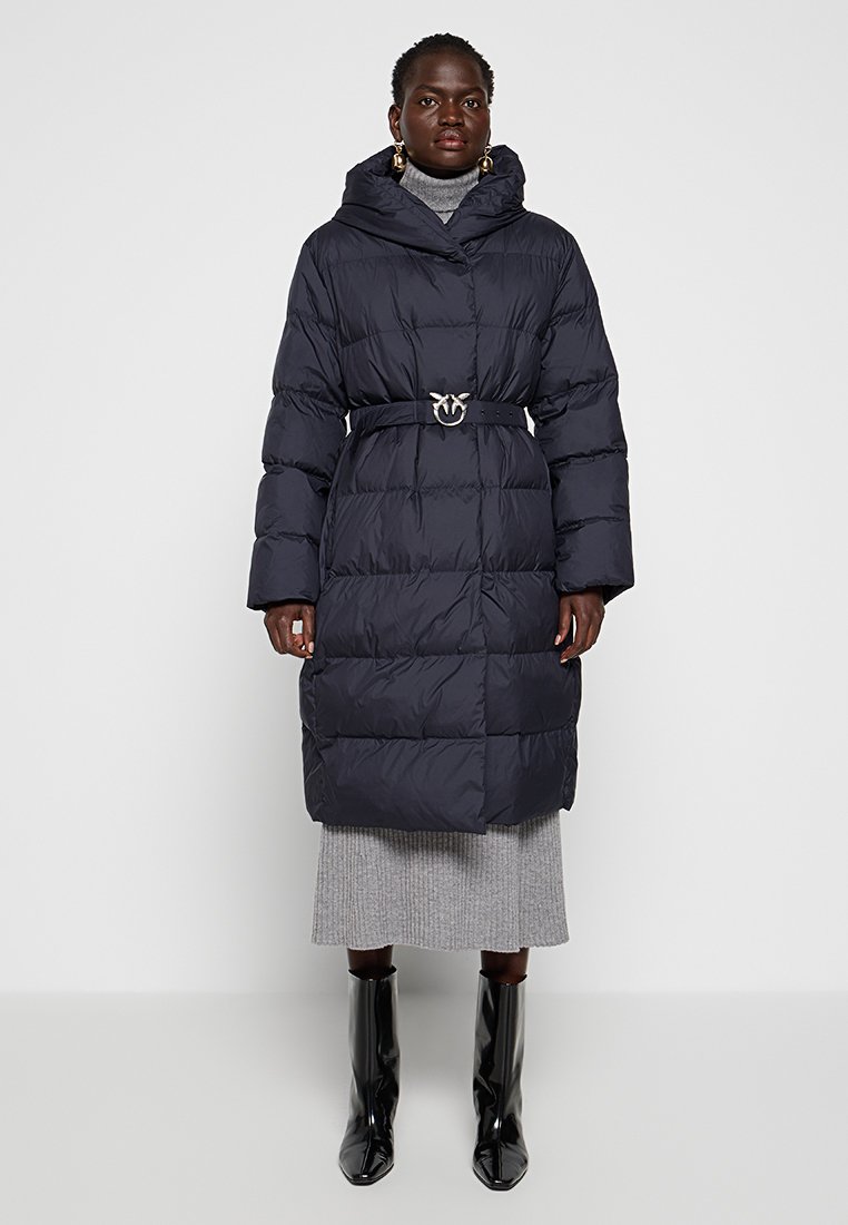 pinko Wintermantel donkerblauw pinko Wintermantel donkerblauw