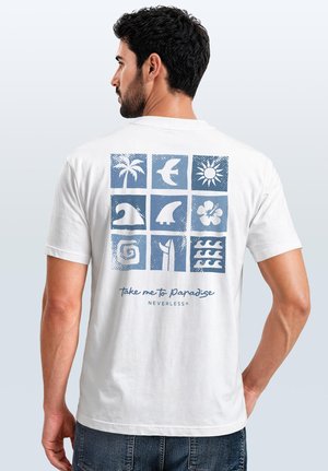 Neverless, Print T-shirt - weiß