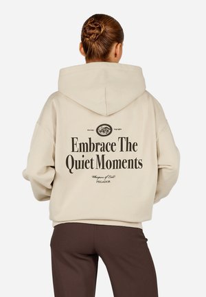 GUARDA OVERSIZED HOODIE - Sweatshirt - washed cozy beige