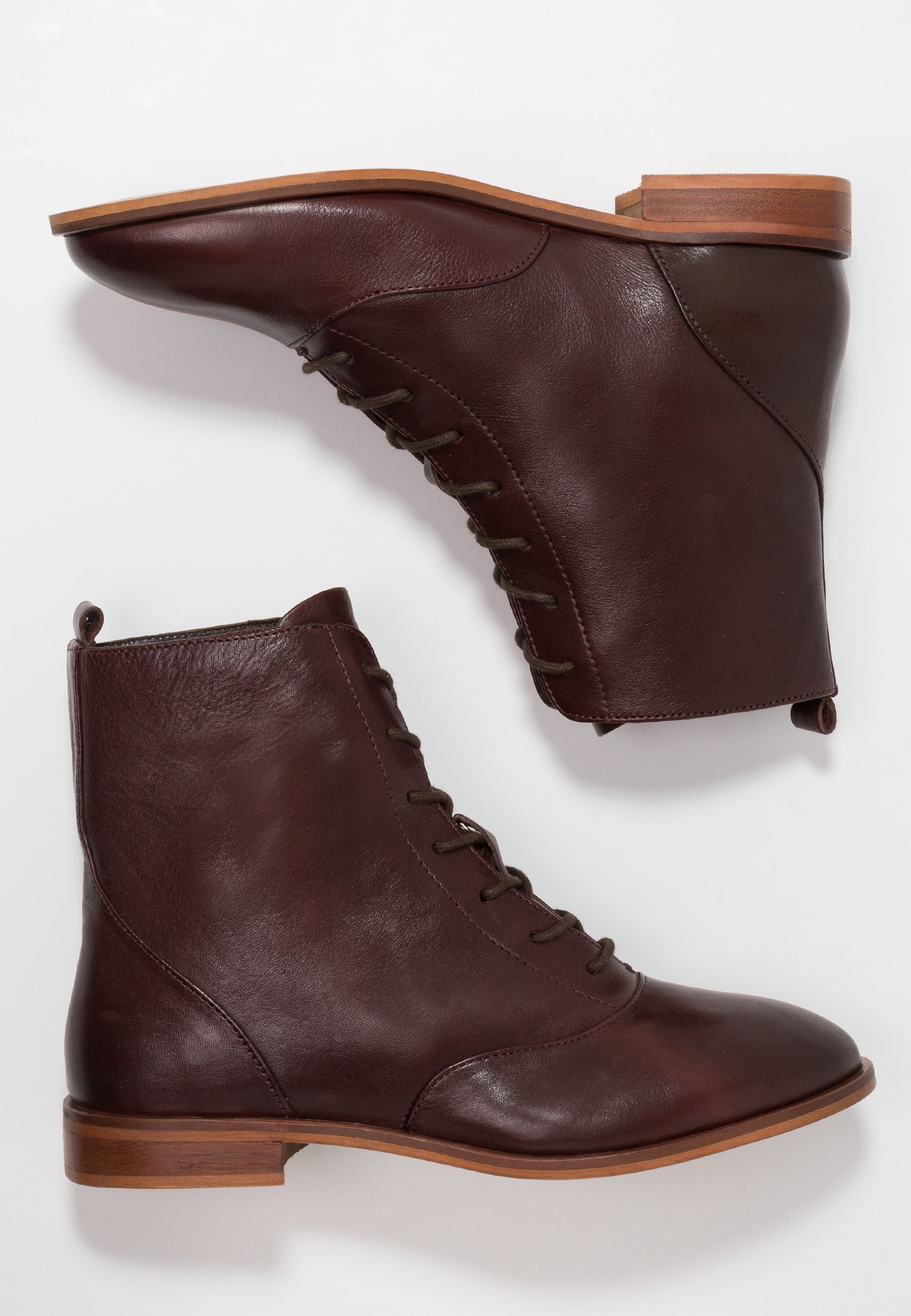 kiomi bottines à lacets bordeau kiomi bottines à lacets bordeau