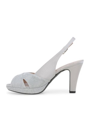 ELEGANTE CERIMONIA IN - Sandali con plateau - argento