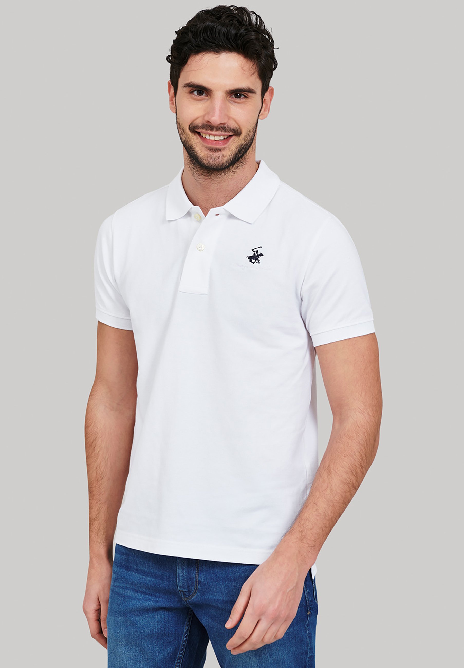 Beverly Hills Polo Club Poloshirt - white/wit - Zalando.nl
