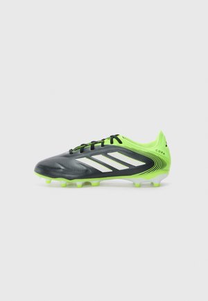 adidas Performance COPA PURE III LEAGUE UNISEX - Kemény talajra készült futballcipő - core black/white/lucid lemon