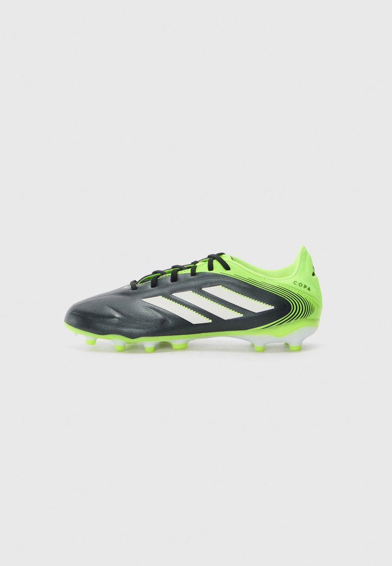 adidas Performance COPA PURE III LEAGUE UNISEX - Botines de fútbol para terreno firme - core black/white/lucid lemon