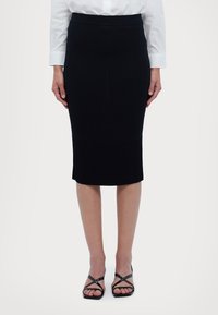 Armani Exchange GONNA - Gonna a tubino - black