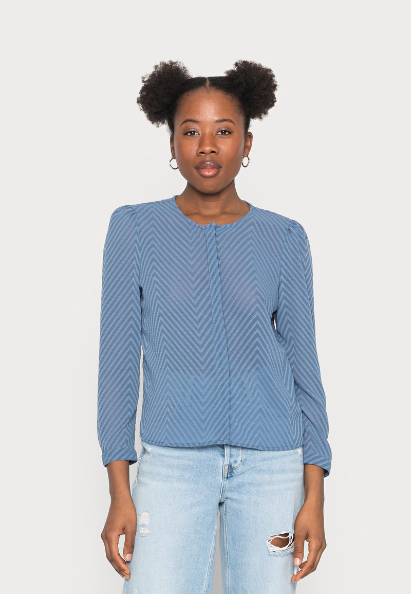ONLY ONLTRINE SHIRT - Blusa - moonlight blue